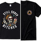 Still Sober Bi*ches T-shirt - Funny Skeleton Sobriety Tee