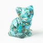 Handmade Natural Crystal Gemstone Sitting Cat