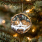 Rough Collie In Mini Baskets Ornament - MB017