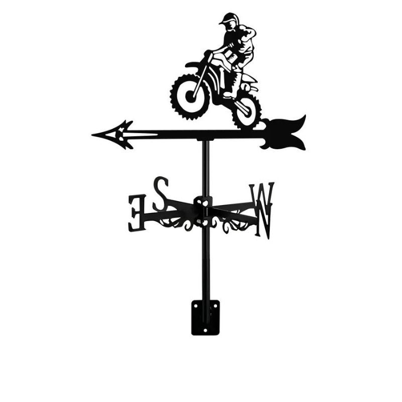 Motorcycle Racing Stainless Steel Weathervane MW051