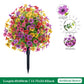 Artificial Violet for Outdoor Indoor Garden Home Decoration