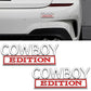 Cowboy Edition - Emblem Sticker Badge, Funny Decals for Car, Truck, SUV, Motorcycle - TE021