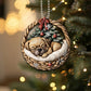 Puggle In Mini Baskets Ornament - MB019
