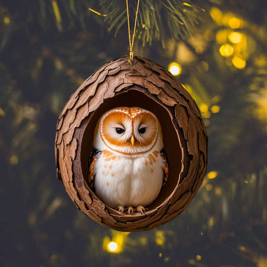 Owl - Animal Christmas Ornament CH097