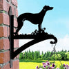 Whippet Dog Metal Hanging Bracket Plant Stand PS012
