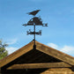 Crow And Skeleton Stainless Steel Weathervane MW113