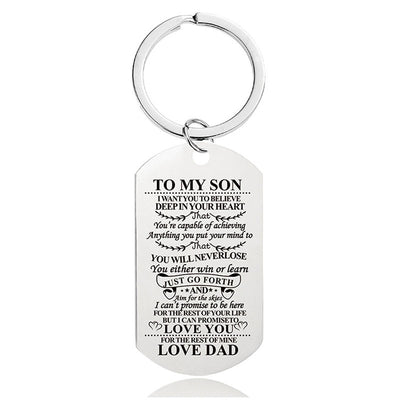 You Will Never Lose - Inspirational Keychain - A909