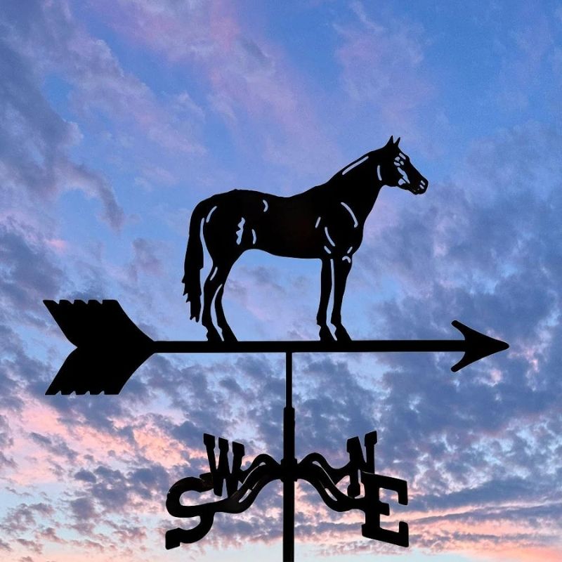 Horse Stainless Steel Weathervane MW072