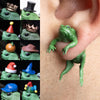 Funky Frog Toad Earrings