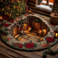 Gnome Hollow Tree Den Round Rug - H559