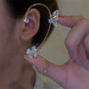 Butterfly Tassel Style Zircon Earrings