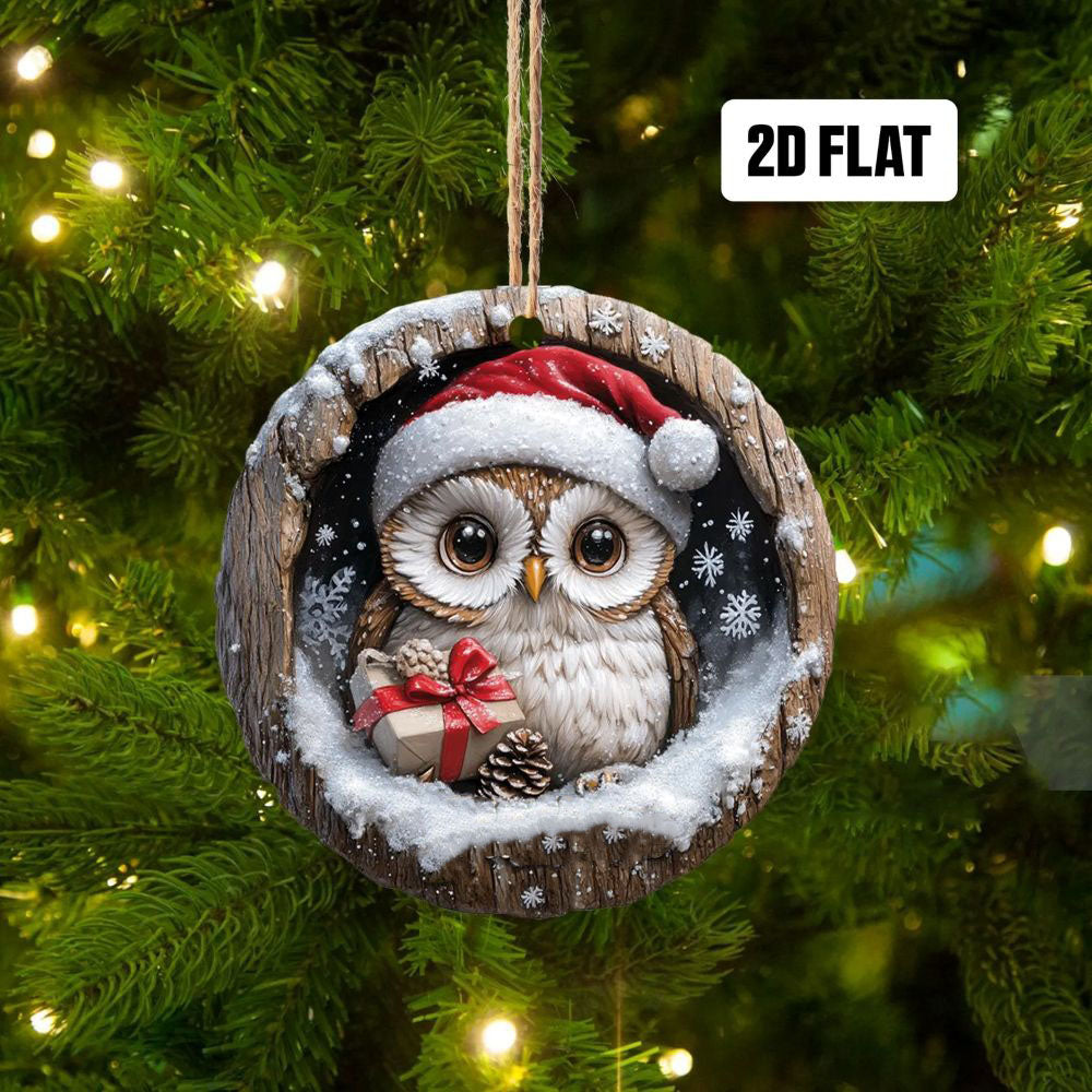 Owl - Animal Christmas Ornament CH088