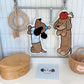 Adorable Dog Hand Towels - Apple Dachshund
