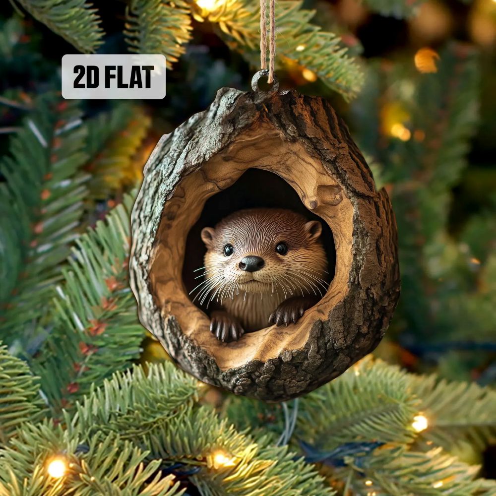 Otter - Animal Christmas Ornament CH083