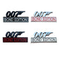 007 Bond Edition - Emblem Sticker Badge, Funny Decals for Car, Truck, SUV, Motorcycle - TE035