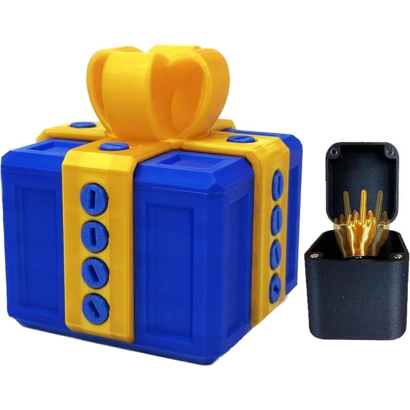 Surprise Gift Box Funny Middle Finger Switch Prank Toy