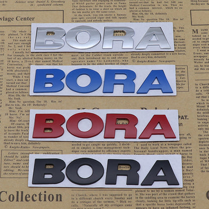 Bora - Emblem Sticker Badge, Funny Decals for Car, Truck, SUV, Motorcycle - TE032