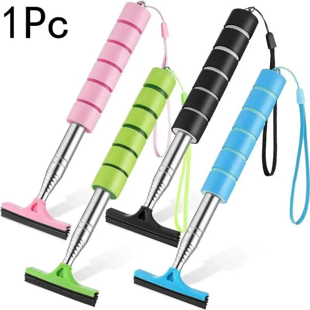 Retractable Car Rearview Mirror Wiper – Portable Rain & Water Removal Tool