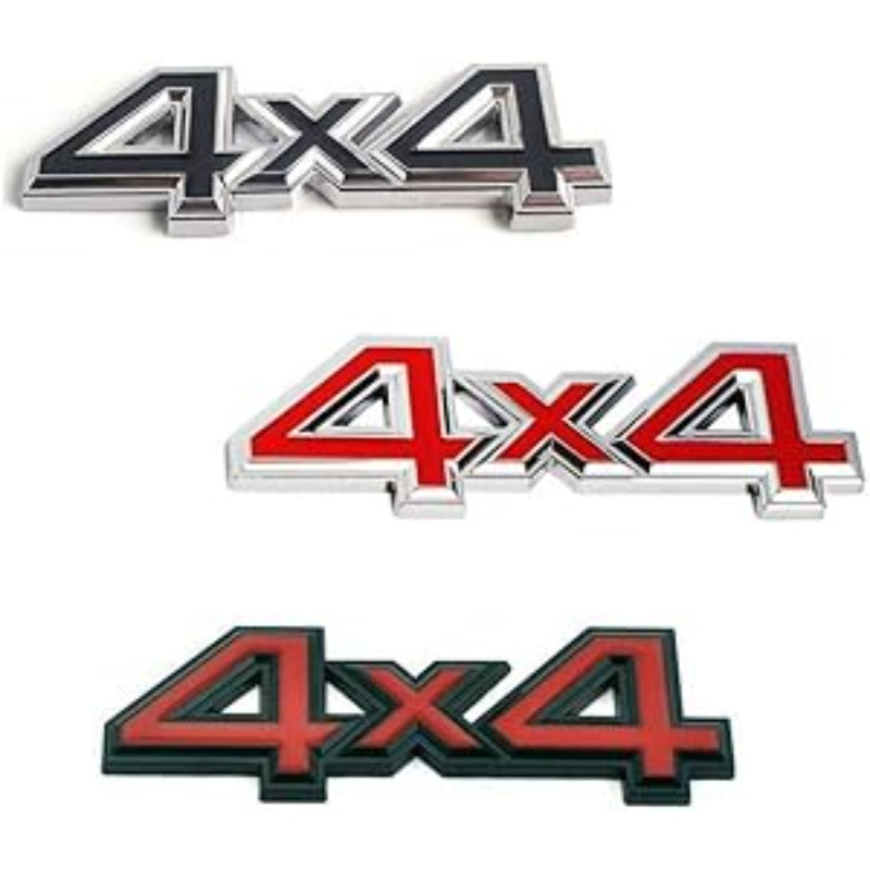 4x4 - Emblem Sticker Badge, Funny Decals for Car, Truck, SUV, Motorcycle - TE011