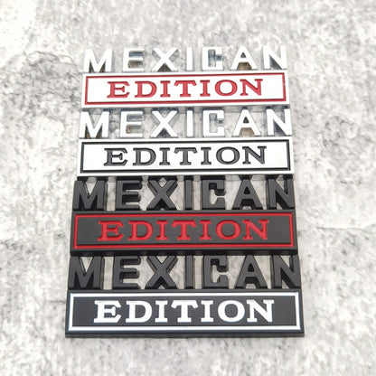 Mexican Edition - Emblem Sticker Badge, Funny Decals for Car, Truck, SUV, Motorcycle - TE012