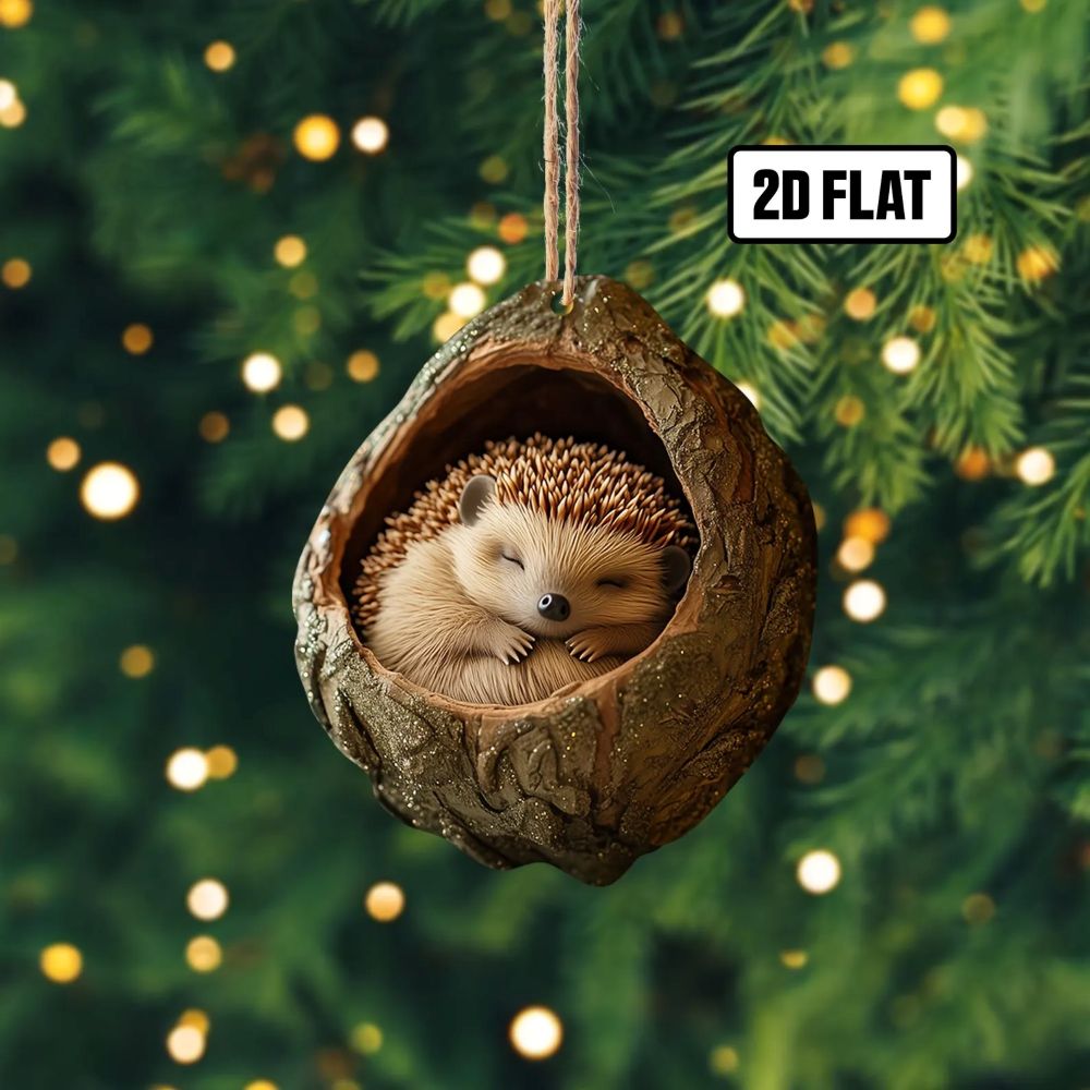 Hedgehog - Animal Christmas Ornament CH089