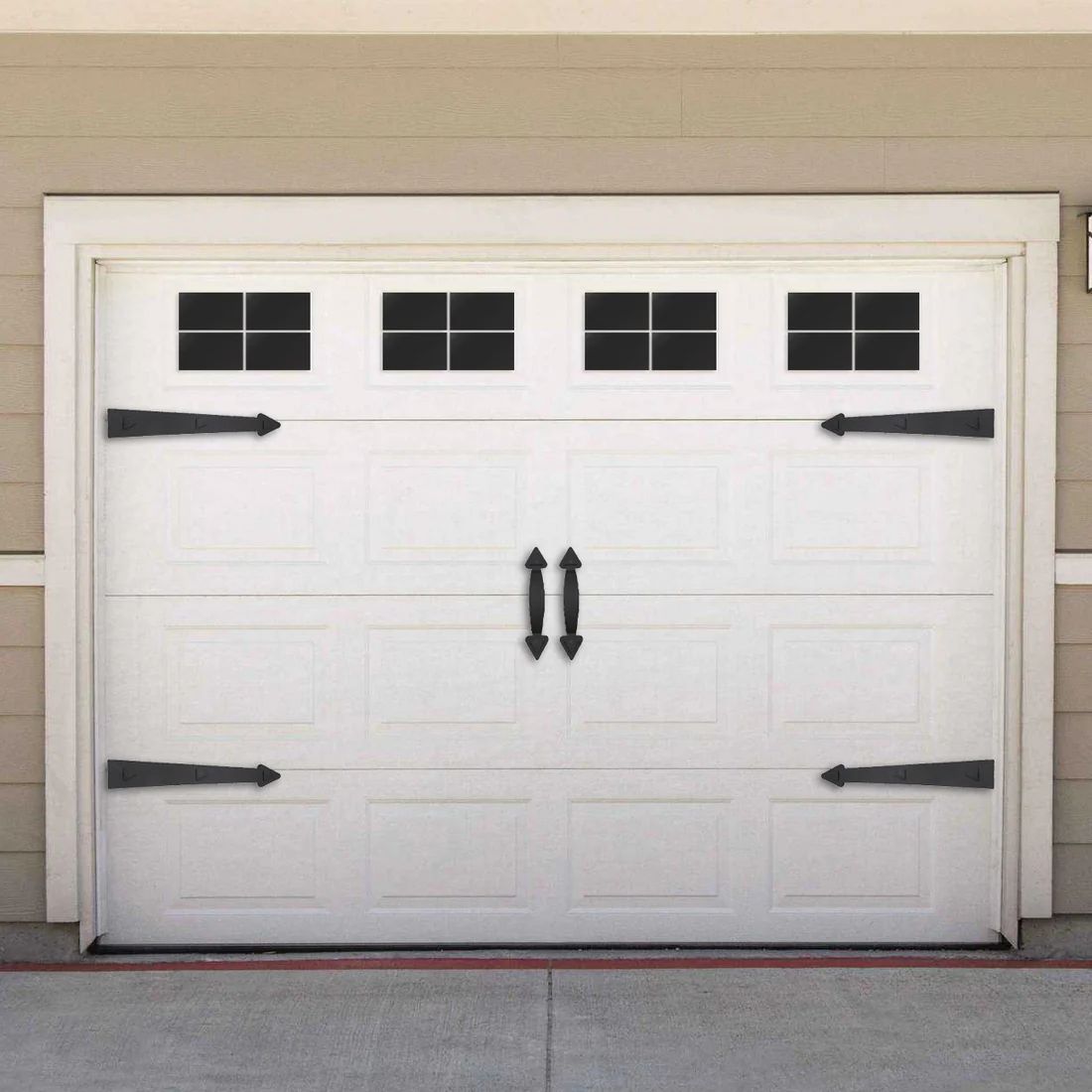 Prestige Complete Garage Accent Kit – Hinges, Handles & Windows (22-PCS)