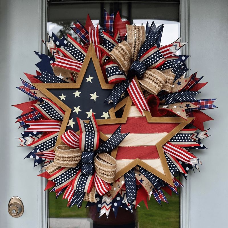 American Patriotic Star Wreath
