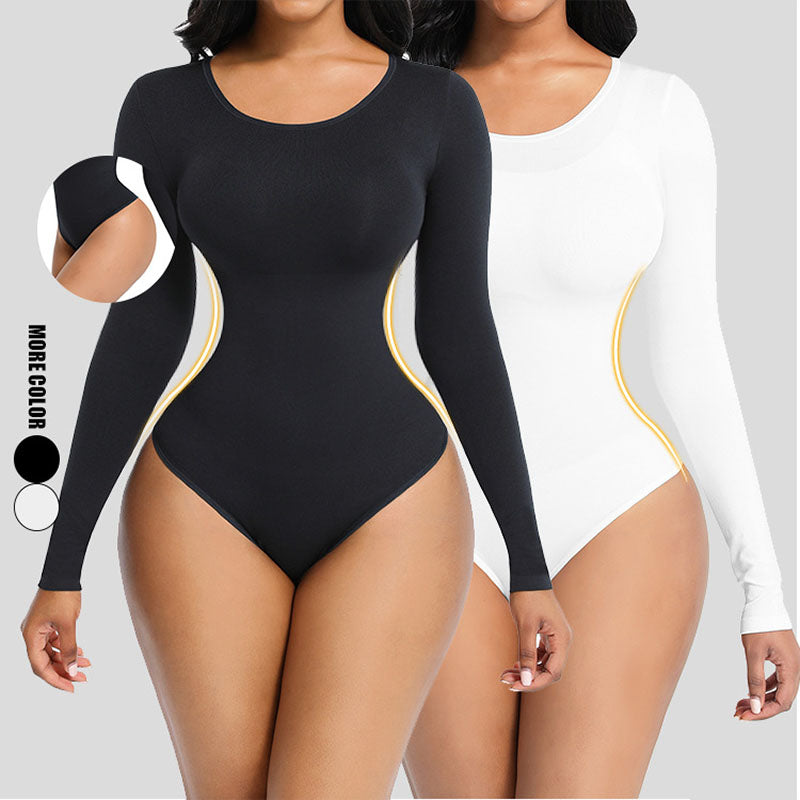 Crew Neck Long Sleeve Bodysuit