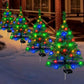 Solar Christmas Tree Lights Holiday Decorations, Outdoor Courtyards, Gardens, Lawns, Small Path Lights, Atmosphere Lights