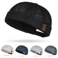 Men’s Breathable Brimless Docker Hat – Lightweight Mesh Skull Cap for Summer Outdoor Wear
