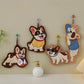 Adorable Dog Hand Towels - Seated French Bulldog