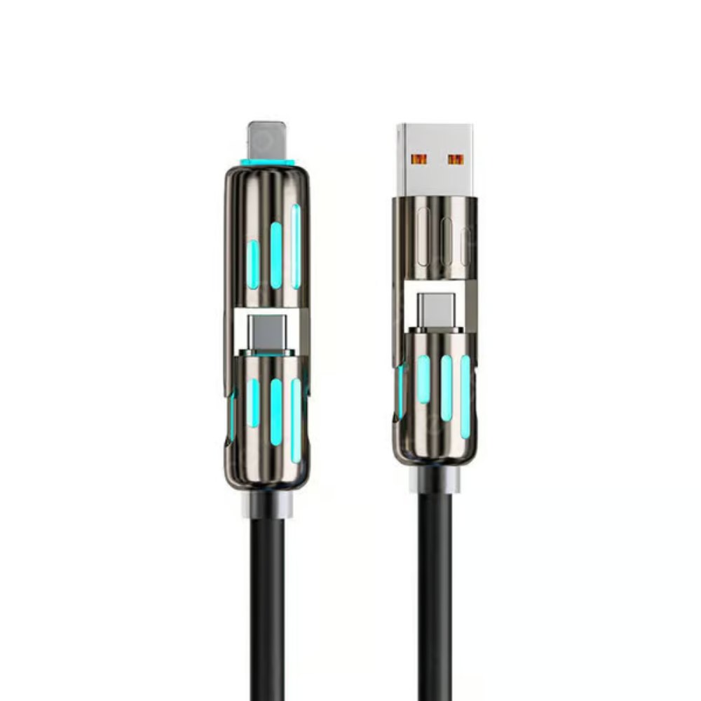 4-in-1 USB Charging Cable fast charging MAX 60W
