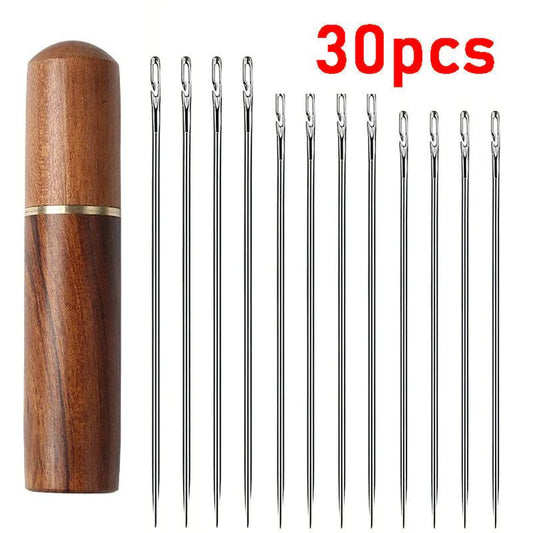 Self-Threading Hand Sewing Needles Kit (30pcs)