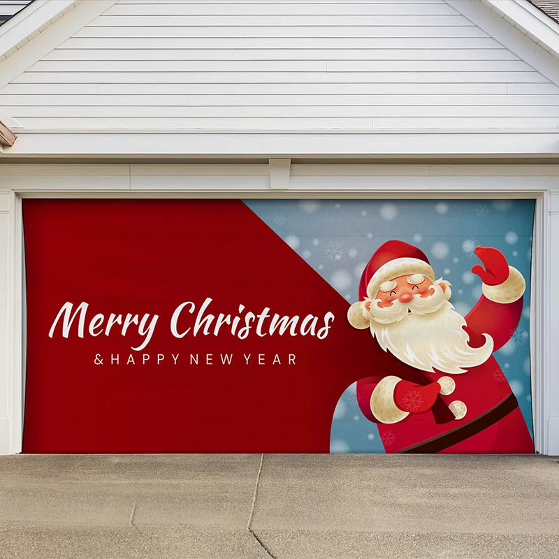 Christmas Santa's Toy Bag Garage Door Covers F581