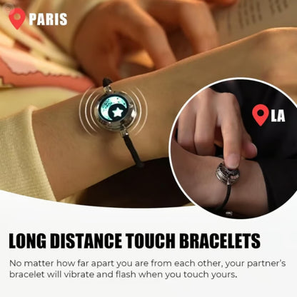 2-Pack Sun & Moon Bracelets – Luminous Couples Jewelry For Long-Distance Love