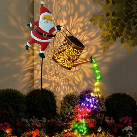 Christmas Solar Kettle Lights Garden Lawn Decorative Lights