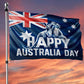 Happy Australia Day Kangaroo Flag - C035