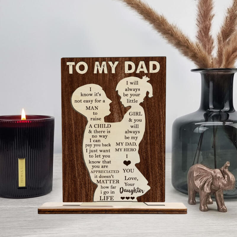 Father's Day Wooden Decoration