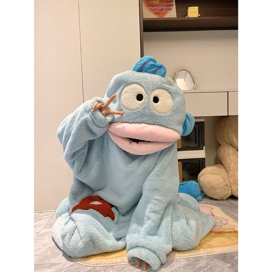 Funny Big Mouth Plush Onesie Pajamas