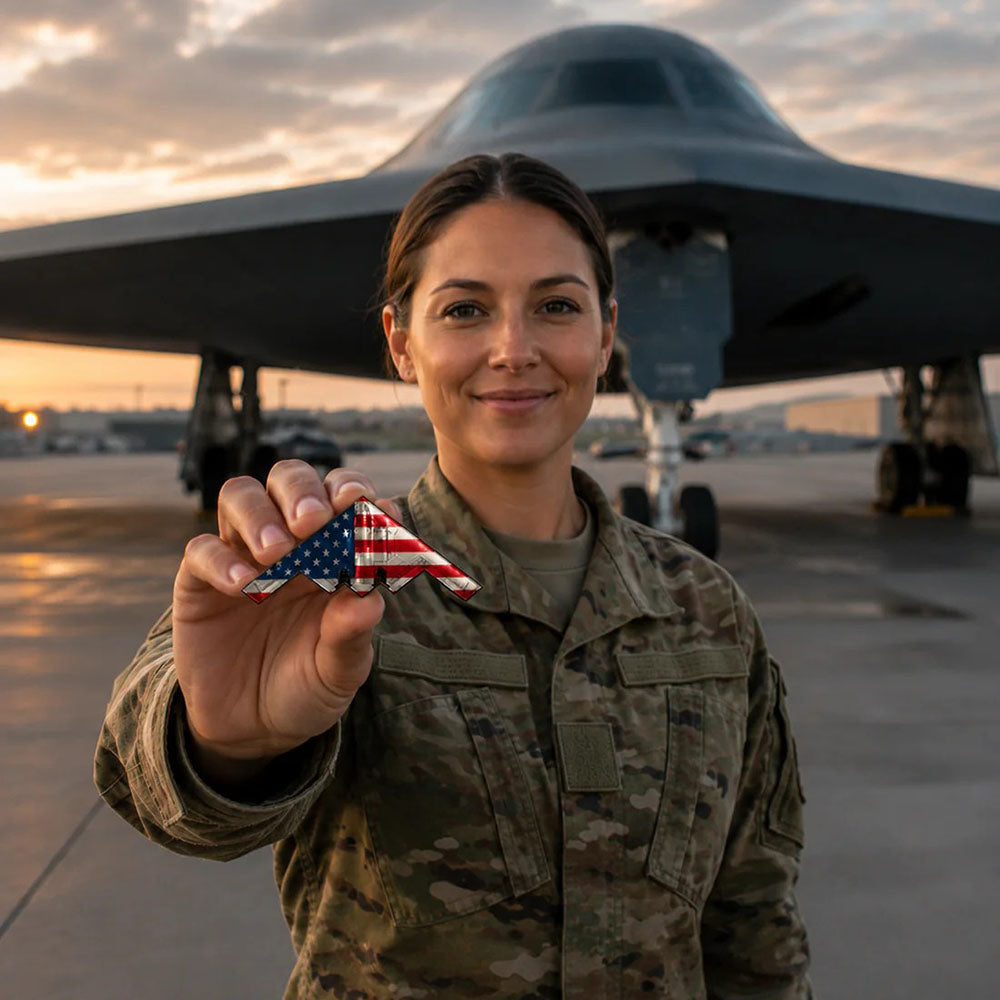 Spirit of ’76 B-2 Stealth Bomber Challenge Coin