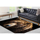 Realistic Bear Face - Wildlife Animal Area Rug - H631