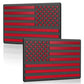 3D All-Black American Flag Emblem Decal