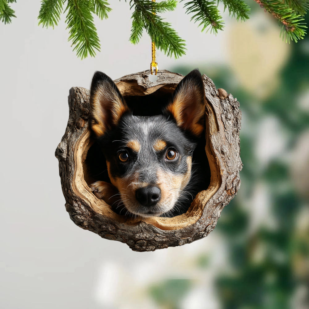 Heeler Dog - Animal Christmas Ornament CH204