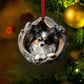 Papillon Dog - Animal Christmas Ornament CH207