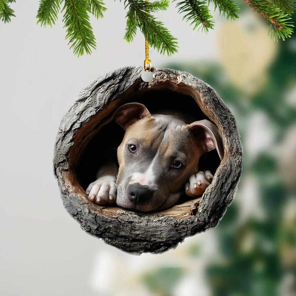 Pitbull Dog - Animal Christmas Ornament CH209
