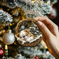 Bulldog In Mini Baskets Ornament - MB021