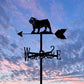 Pug Stainless Steel Weathervane MW056