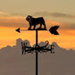 Pug Stainless Steel Weathervane MW056