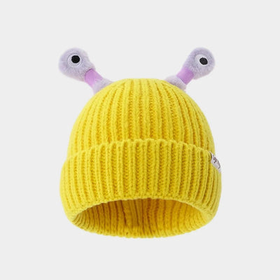 Winter Parent-Child Cute Glowing Little Monster Knit Hat