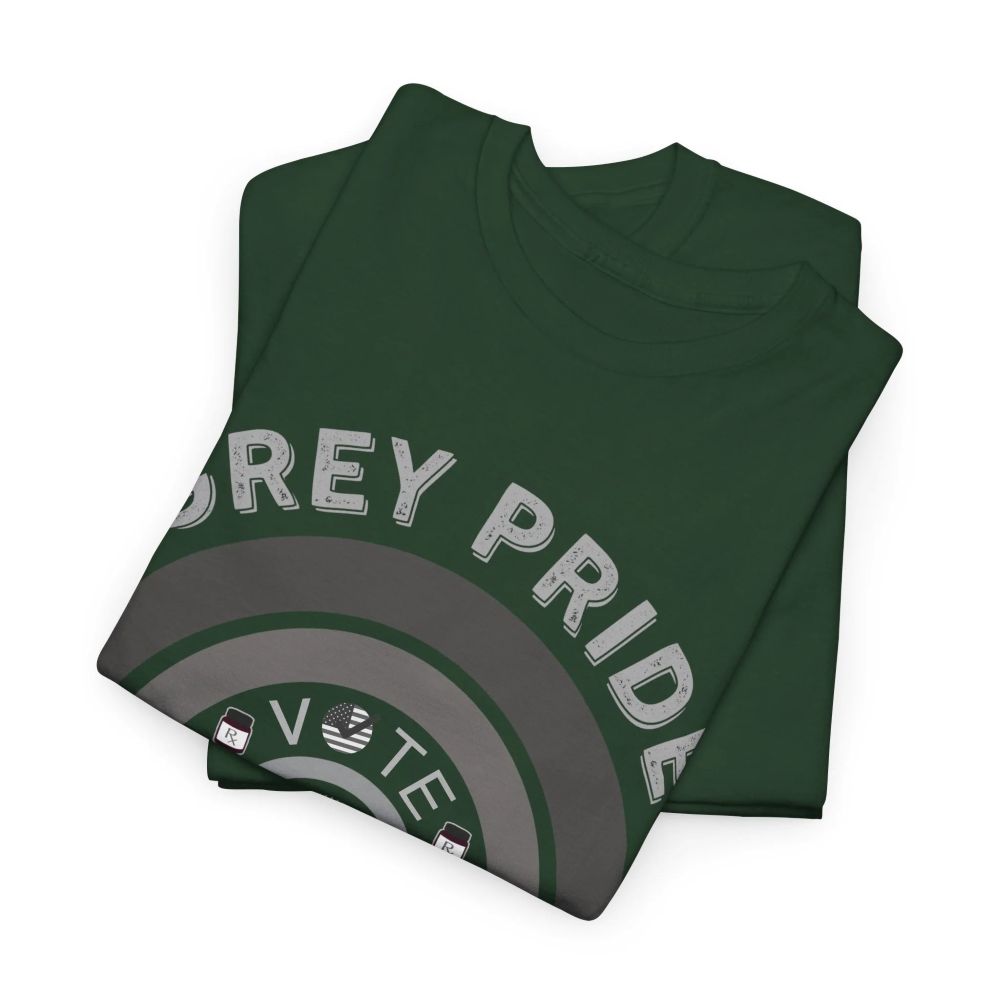 Grey Pride T-Shirt – Inspirational Aging With Strength Graphic Tee
